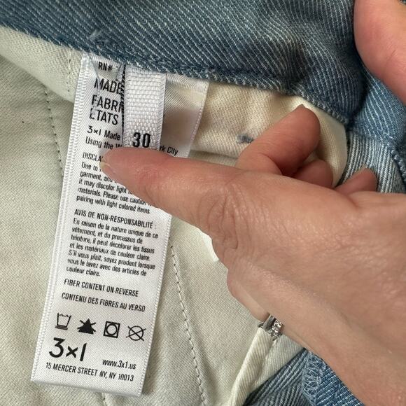 NWT 3x1 Berto Midrise Pleated Trouser, 30x30, NYC Designer - Picture 5 of 11